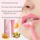 thumbnail image 4 of ZHAOCHENG Bálsamo labial con manteca de cacao: mascarilla acondicionadora y bálsamo labial para humectación, brillo e hidratación instantáneos; bálsamo labial con tinte transparente, cuidado calmante, 4 of 5