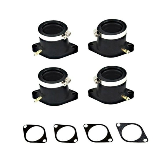 Motorcycle Carburetor Interface Intake Manifold Adapter Joint Boots Set for Yamaha XJ650 XJ750 1981-1983 5G2-13586-02-00