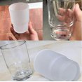 thumbnail image 2 of Toothbrush Cup, 2pcs Glass Tumbler Toothbrush Mug Replacement for Wall Mounted Toothbrush Holder, Mouthwash Cup(Transparent), 2 of 5
