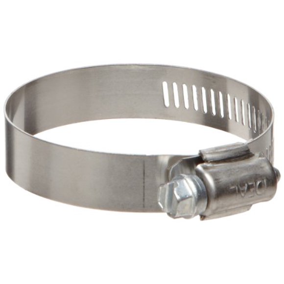 Ideal-Tridon Hy-Gear 50 Series Acier Inoxydable 201/301 Pince à Tuyau en Forme de Ver, Usage Général, Taille 52 SAE, Convient aux Tuyaux de 2-3/4 - 3 Pouces ID, Tuyau de 70 mm - 95 mm Gamme OD (Lot de 10)