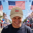 thumbnail image 2 of mgoYE 250th Anniversary Gifts for Women Hat United States 250th Anniversary Hat, USA Baseball Cap 1776-2026 American Eagles Hat Patriotic Embroidered Hats for Men Women(Khaki,A), 2 of 6