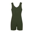 thumbnail image 3 of MKLEKYY Pantalones Cortos Deportivos Para Mujer, Monos Para Mujer, Mono Informal Sin Mangas Con Tirantes, Pantalones Cortos Holgados Con Bolsillos, 3 of 4