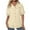 Yellow, variant on GigrtiJin Blouses for Women Dressy Casual Summer Lace Trim Short Sleeve Tops Button down Loose Collared Work T Shirts