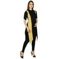 thumbnail image 4 of Bimba Womens Asymmetrical Kurta Regular Khadi Cotton Kurti Tunic Formal Clothing, 4 of 8