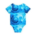 thumbnail image 2 of Daiia Blue Shell Printed Unisex-Baby Short Sleeve Onesies Bodysuits Baby Climbing Clothes Soft and Comfortable Romper with Expandable Shoulder Design-2 Years, 2 of 8