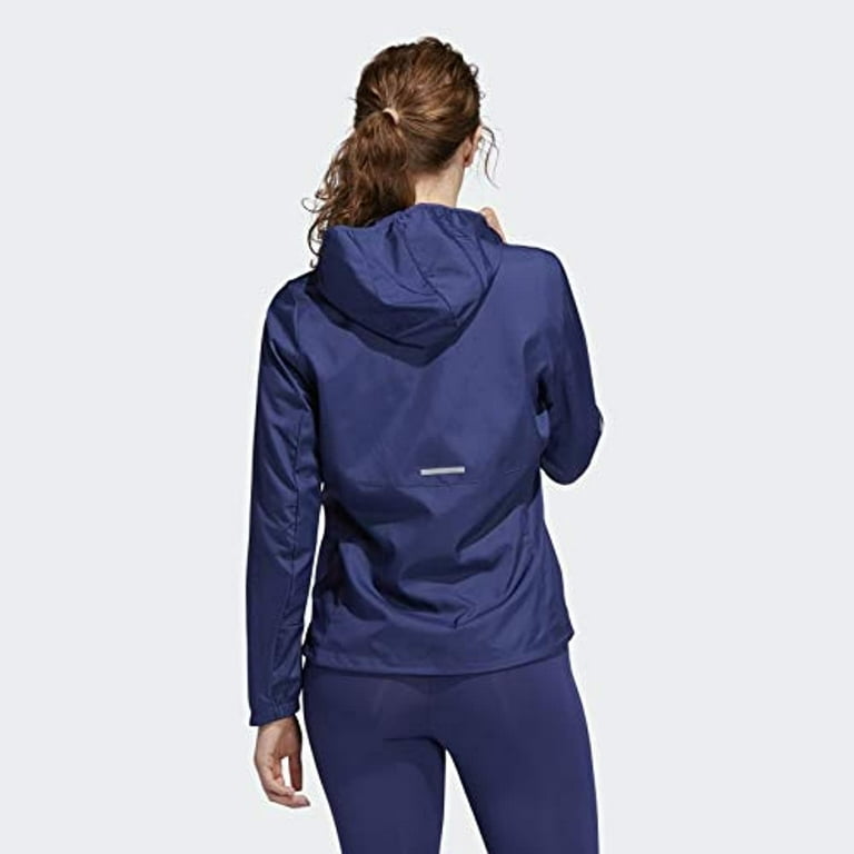adidas Own The Run Hooded Wind Jacket Women's, Size - Walmart.com
