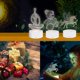 thumbnail image 5 of 3d Night Light3 Pattern y 16 Color Change Decor Lamptouch Usb Charge Night Desk Light con control remoto - El mejor regalo de cumpleaños de Navidad para niños Feliz Sencillez, 5 of 5