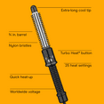 thumbnail image 2 of Conair Instant Heat 3/4" Curling Iron Brush, 30-Second Heat-Up, 25 Heat Settings, 2 of 10