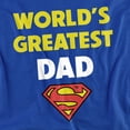 thumbnail image 2 of Superman T-Shirt Father'S Day World'S Greatest Dad Unisex Graphic Tee for Men & Women, 2 of 7