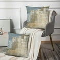 thumbnail image 2 of LALILO Beige and Grey Pillow Covers 16X16, Brown Abstract Art Throw Pillow Covers for Couch 2Pcs, 2 of 6