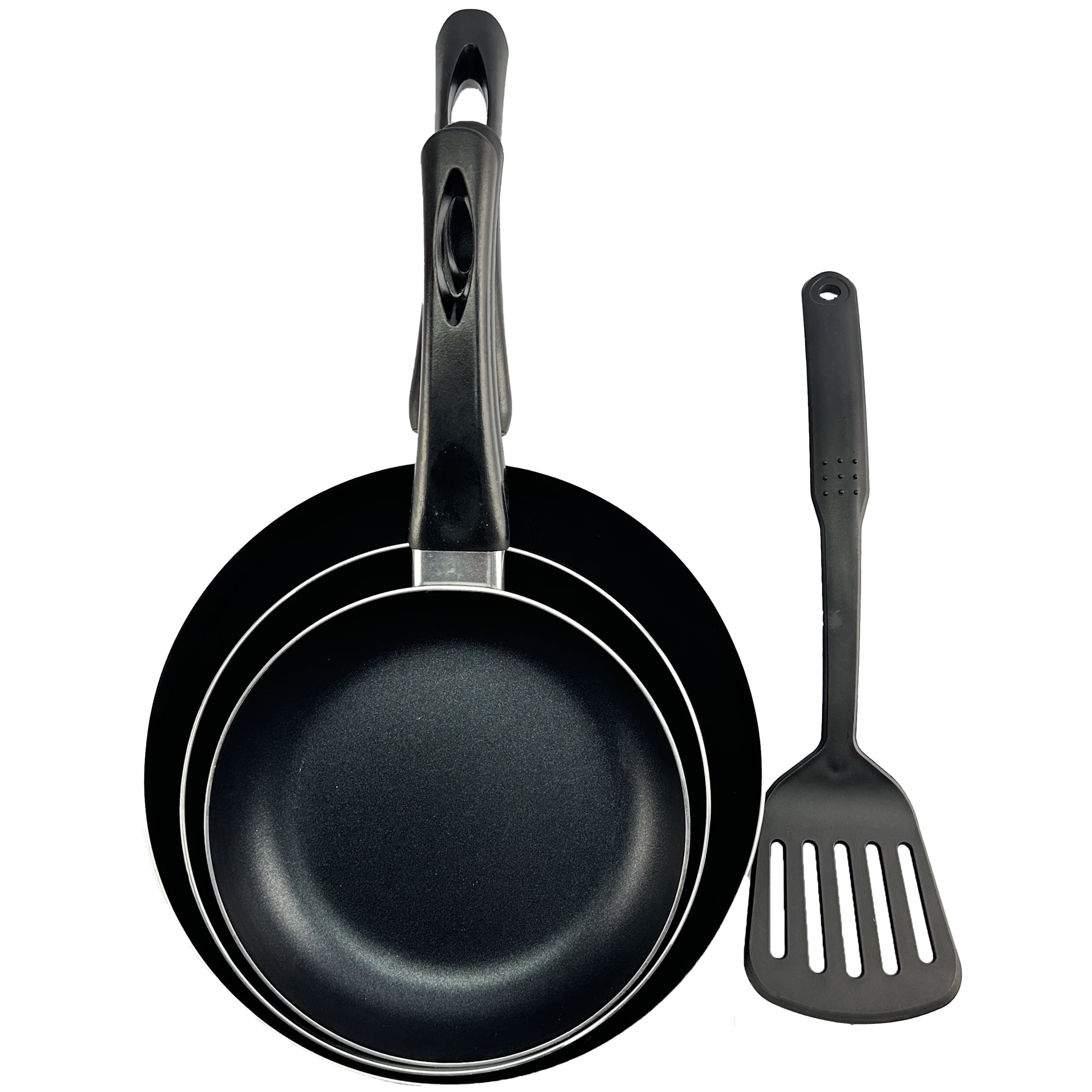 Cocina Criolla 7", 8" and 9.5" Frying Pans Set with Gadget