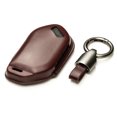 thumbnail image 4 of Vitodeco 3D Premium Genuine Leather Smart Key Fob Case Compatible with Kia Telluride, Kia Sorento, Kia EV9, Kia K5 GT, Kia Carnival (Tocora Red), 4 of 5
