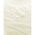 thumbnail image 3 of Flower Girl Dress Embroidered A-Line Organza Long Dress Ivory 16 HC1732, 3 of 5