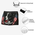thumbnail image 4 of Fotbe Independence Day Collie Men’s Total Support Pouch Boxer Briefs, X-Temp Cooling, Moisture-Wicking Underwear, Regular, Long-leg and Trunk-XX-Large, 4 of 6