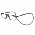 thumbnail image 2 of Gafas de Lectura Tr de Alto Grado con absorción magnética, Cuello Colgante, Gafas para Lectores Funky (aumento 2,25: Gris), 2 of 5