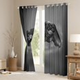 thumbnail image 3 of Manfei Modern Game Console Curtains Pack of 2 (38x54), Grey Black Out Curtains, Gaming Game Lover Blackout Curtains for Bedroom, Ultra Soft Room Decor, 3 of 6