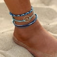 thumbnail image 2 of Wioihee Ladies' jewelry 3pcs Anklets Bracelets for Women Rope Beach Anklet Jewelry, 2 of 9