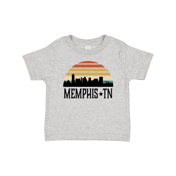 Inktastic Memphis Tennessee Skyline Retro Sunset Boys or Girls Baby T-Shirt