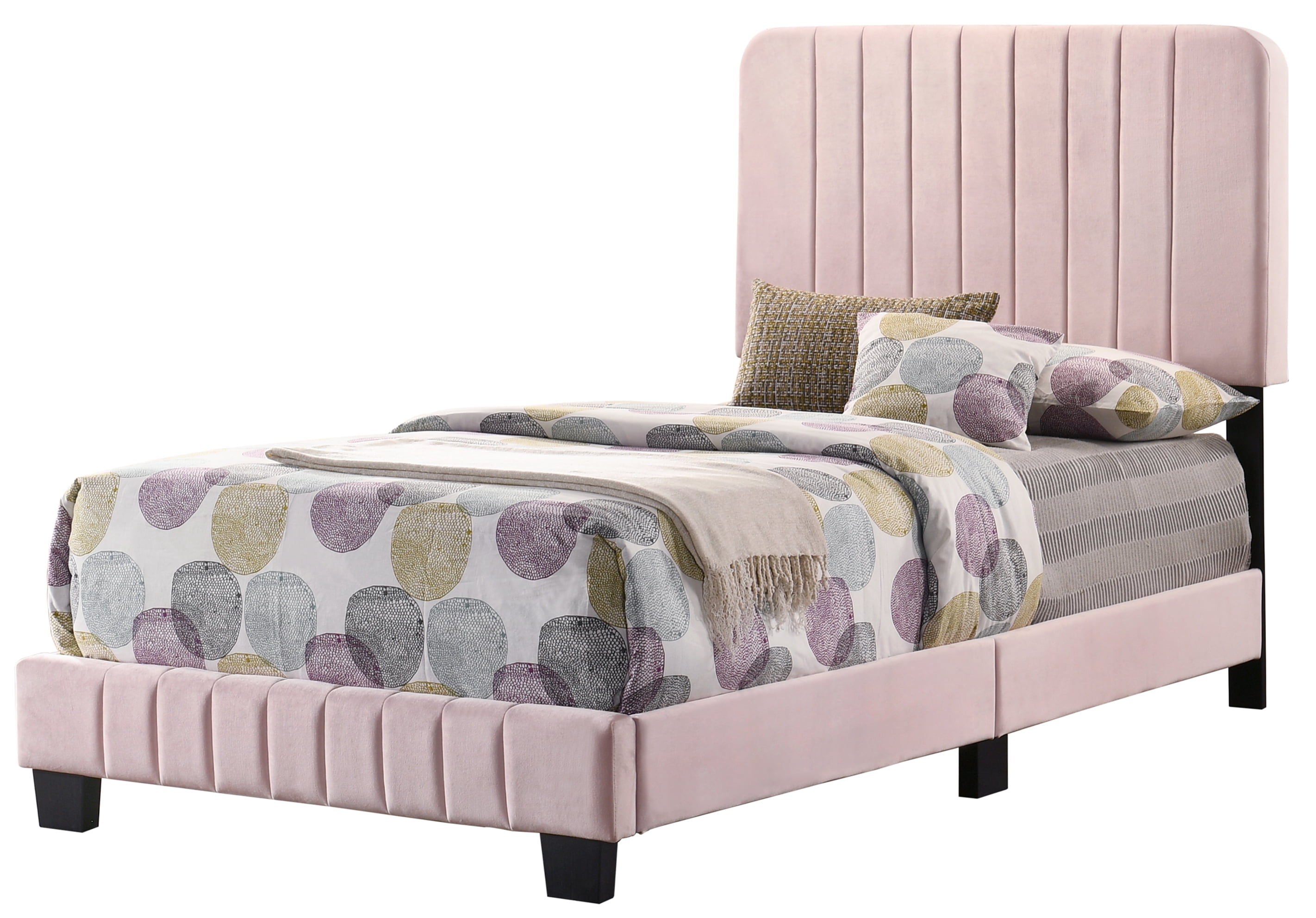 Glory Furniture Lodi Twin Bed in Pink Color