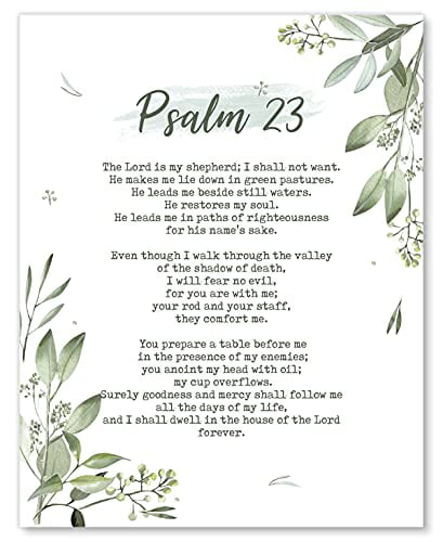 I shall not want..." Psalms 23 Religious Garden Flag "Lord is my Shepherd 