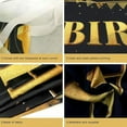 thumbnail image 4 of Large Happy 16-60th Birthday Decoration Banner, Black and Gold Happy Birthday Banner Sign, Birthday Party Decorations Supplies, 4 of 10