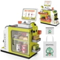 thumbnail image 1 of Set de juego POFJOEQ Cash Register, 48 unidades, dinero simulado y comida, 1 of 7
