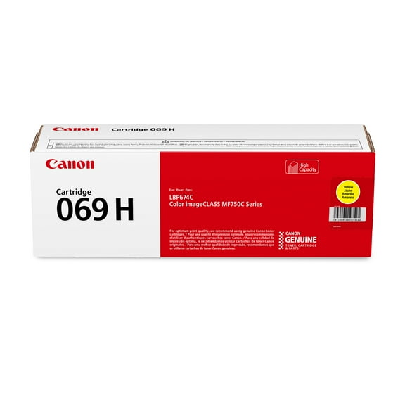Canon Toner Cartridge 069 H Yellow
