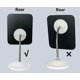 thumbnail image 2 of Gooseneck Makeup Mirror,360Rotation Folding Portable Desk Vanity Mirror with Stand Shower Shaving Cosmetic Mirror Square, 2 of 4