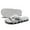 White, variant on Men's Non-Slip Super Soft Slippers, Air Shoes, Shower Spa Bath Pool Beach House Sandals - White