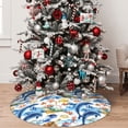 thumbnail image 5 of Picia Marine Animals Print Christmas Tree Skirt , Christmas Tree Skirt Ornaments for Merry Christmas Holiday Party Decorations Indoor Outdoor-36", 5 of 7