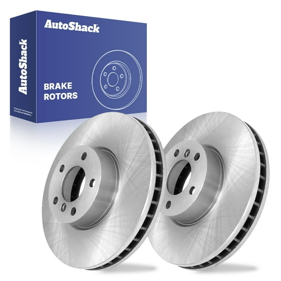 AutoShack Front Vented Brake Rotors 2-PC Set Replacement for 2007-2018 BMW X5 2011-2019 BMW X6 13.07" (331.9 mm)
