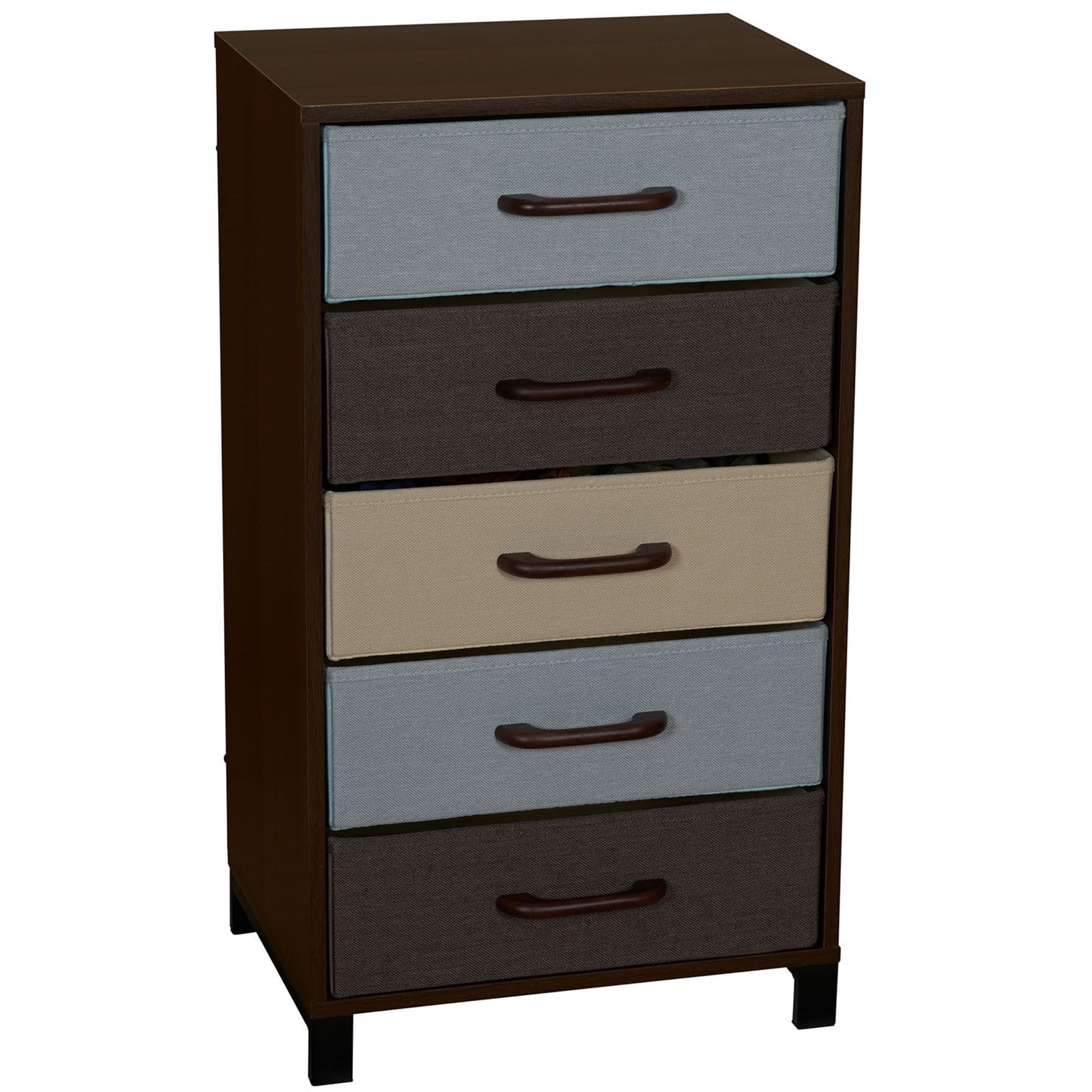 Household Essentials Modular 5Drawer Storage Nightstand