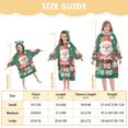 thumbnail image 4 of FORMRS Wearable Blanket Hoodie with Sleeves for Kids Cozy Flannel Sweatshirt, Cute Christmas Pattern, 4 of 7