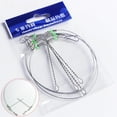 thumbnail image 3 of Stainless Steel Fishing Rigs Wire Leader Rope Line Swivel Fishing Swivel String Hooks String Hooks Balance Bracket Fishing Tackle Accessorie, 3 of 8