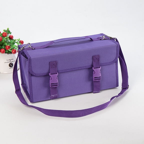 WEUVEB Marker Pens with Zipper Storage Case and Detachable Sleeve for Crafting, Drawing, and Art Projects