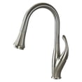 thumbnail image 3 of transolid t3590-ls/09 kitchen faucet, luxe stainless/black, 3 of 7