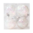 thumbnail image 1 of HEVIRGO 4 Pcs/Set Christmas Tree Ornament Increase Atmosphere Decorative Scene Layout Lightweight Holiday Christmas Tree Decoration Shiny Reflective Classic Xmas Balls for Christmas Party, 1 of 10