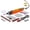 Orange, variant on Mini Cordless Rotary Tool with 39 Accessories,Engraving Pen LED Screen & Ring Light 5000mAh Power Rotary Tool Kit 6-Speed for Engraving Sanding, Polishing, Carving, Cutting, DIY Crafts,