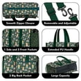 thumbnail image 3 of Teacher Tote Bag,Princess Castle Star Pattern Teacher Utility Tote Bag,Large Work Tote Bags for Women with Multiple Pockets,Top Zipper Closure,13.8x10.6x6.7 Inch, 3 of 5