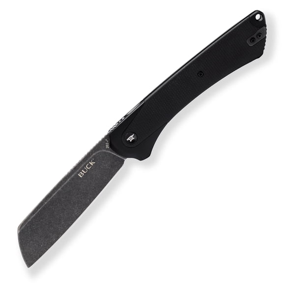 Buck Knives 263 Highline XL Folding Pocket Knife, 3.81" D2 Steel Blade, Micarta Handle with Pocket Clip