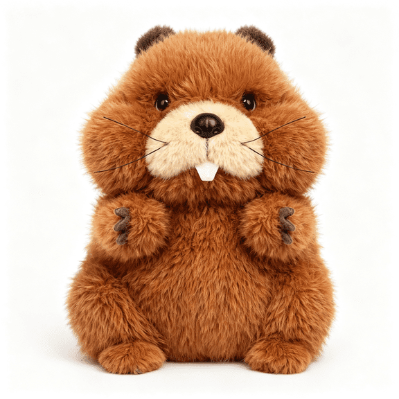 BESTSKY Sitting Groundhog Stuffed Animal Soft Groundhog Plush Toy Cute Birthday Gifts for Boys Girls Kids Toddlers Groundhog Day