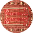 thumbnail image 1 of Ahgly Company Indoor Round Persian Orange Traditional Area Rugs, 4' Round, 1 of 1