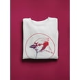 thumbnail image 3 of Cardinal Bird Head Design Sweatshirt Men -Image by Shutterstock, Male Medium, 3 of 4