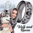 thumbnail image 2 of Silver Tungsten Wolf and Raven Ring, 2 of 4
