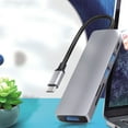 thumbnail image 4 of Methold 6 en 1 USB C Hub Multi-slot Phone Computer Splitter Equipment Type-C Converter Extender Accesorio Adaptador de conexión Relojes inteligentes, 4 of 6