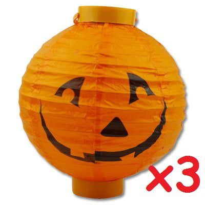 Set of 3~ Halloween Jack-O-Lantern Nylon Paper 6