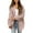Pink, variant on UJNDER Long Sleeve Open Front Casual Lightweight Soft Knit Cardigan Sweater for Women Outerwear Army Green L