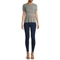 thumbnail image 2 of Time and Tru Women's High Rise Jeggings, Sizes XS-3XL, 2 of 5