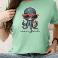 thumbnail image 3 of Funny Octopus T-Shirt with Quote Someone Has To Set A Bad Example, 3 of 3