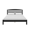 thumbnail image 3 of Better Homes & Gardens Leighton Solid Wood Platform Bed Frame, Full, Black, 3 of 18